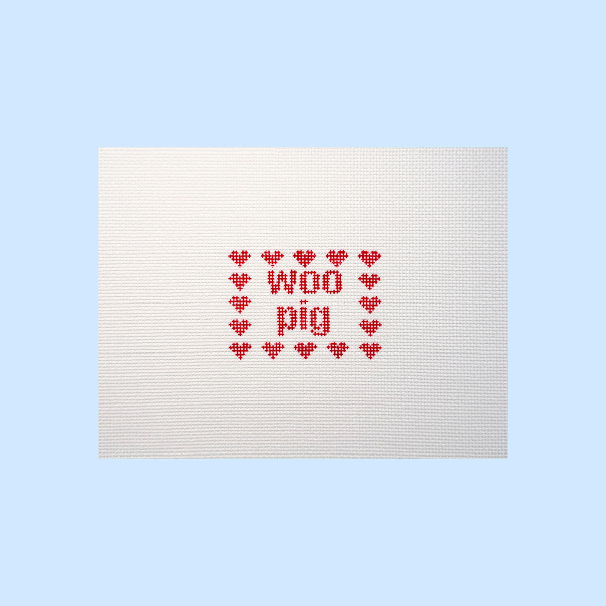 Woo Pig College Canvas