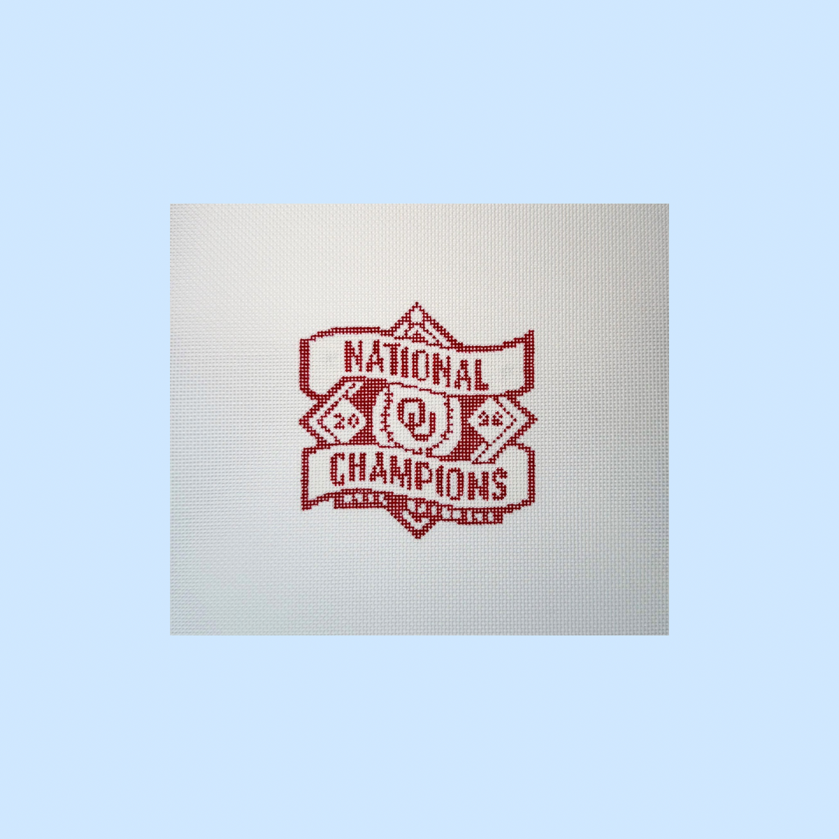 National Champions Canvas - OU Baseball