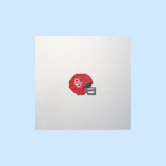 OU Football Helmet Mini Canvas
