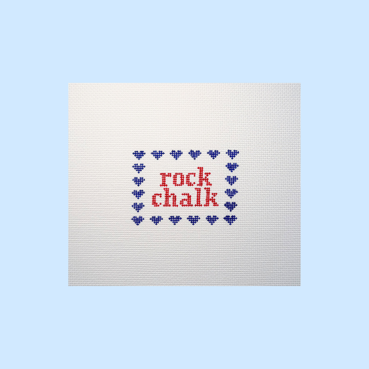 Rock Chalk College Canvas