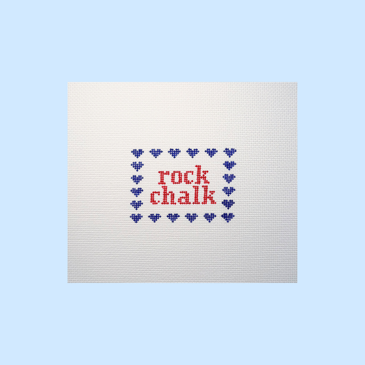 Rock Chalk College Canvas