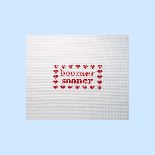 Boomer Sooner College Canvas
