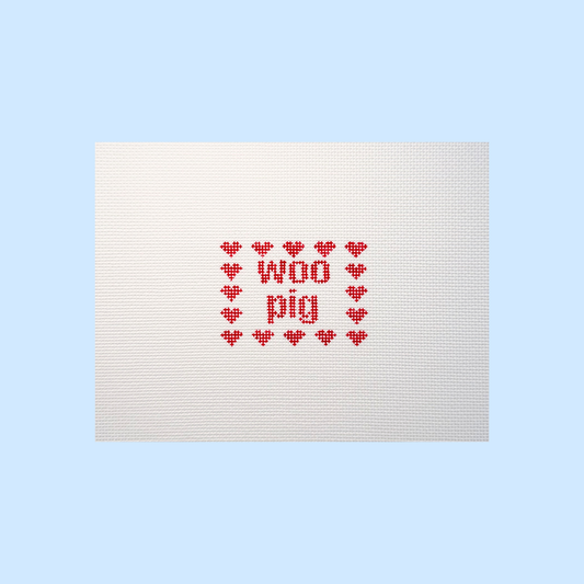 Woo Pig College Canvas