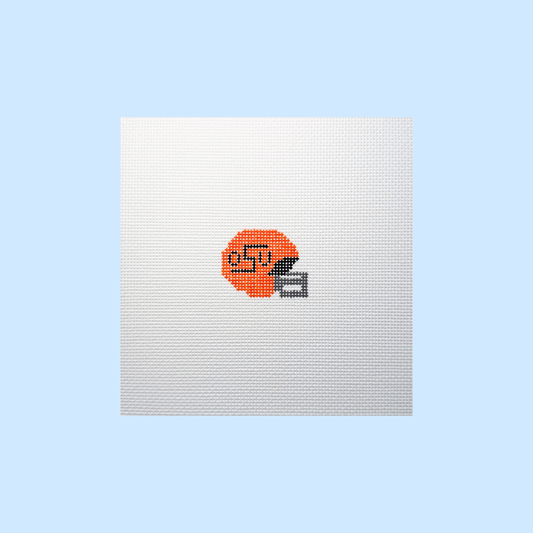 OSU Football Helmet Mini Canvas