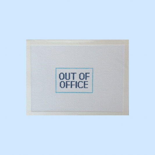 Out Of Office - Luggage Tag Canvas