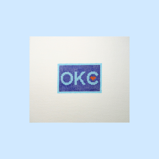 OKC Luggage Tag Canvas