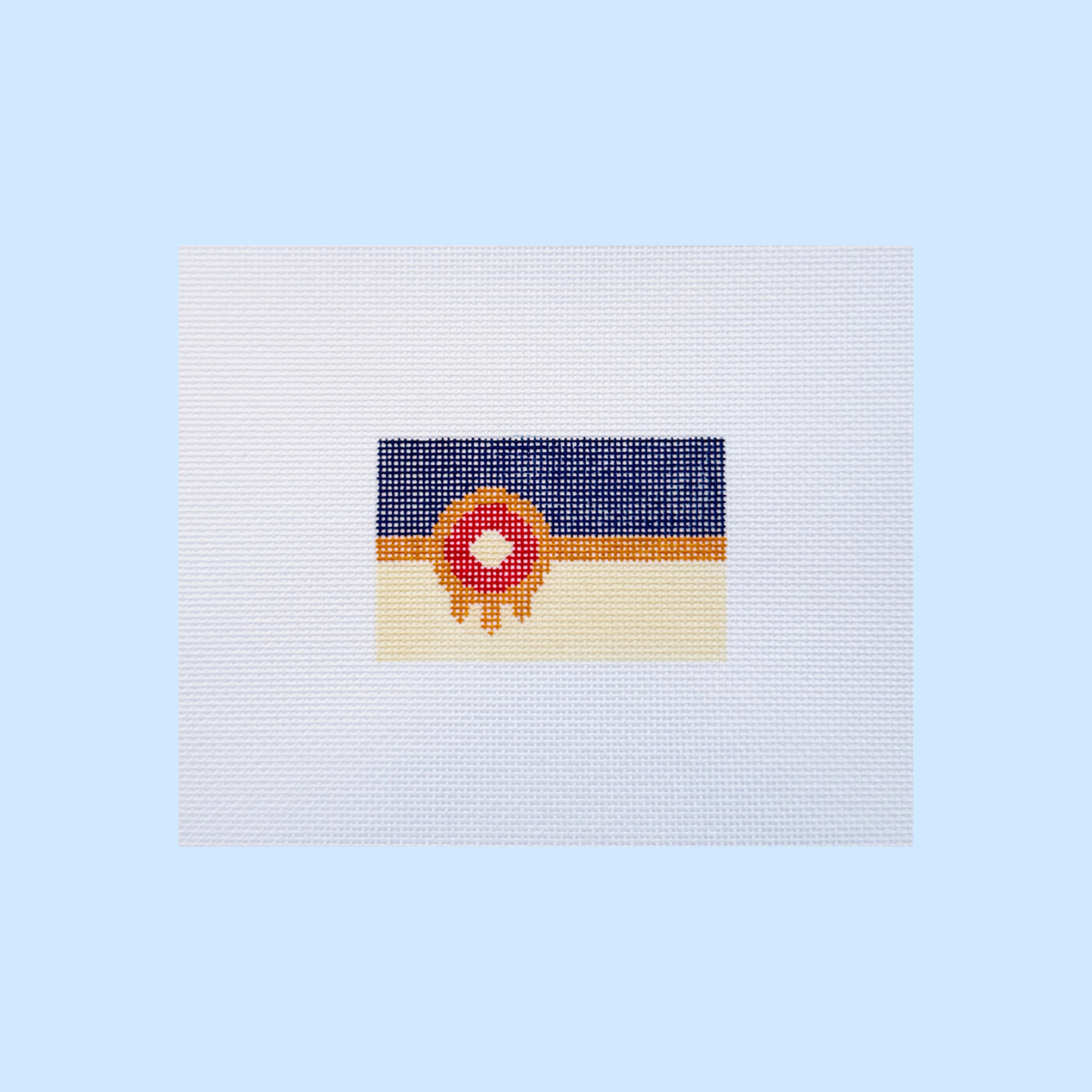 Tulsa Flag Canvas